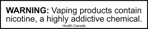 Health Canada Nicotine Warning