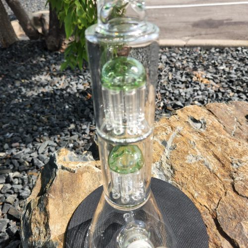 Arsenal Titan Mega Technodrome Beaker Dual Perc 18" Purple Steinbach Vape SuperStore and Bong Shop Manitoba Canada