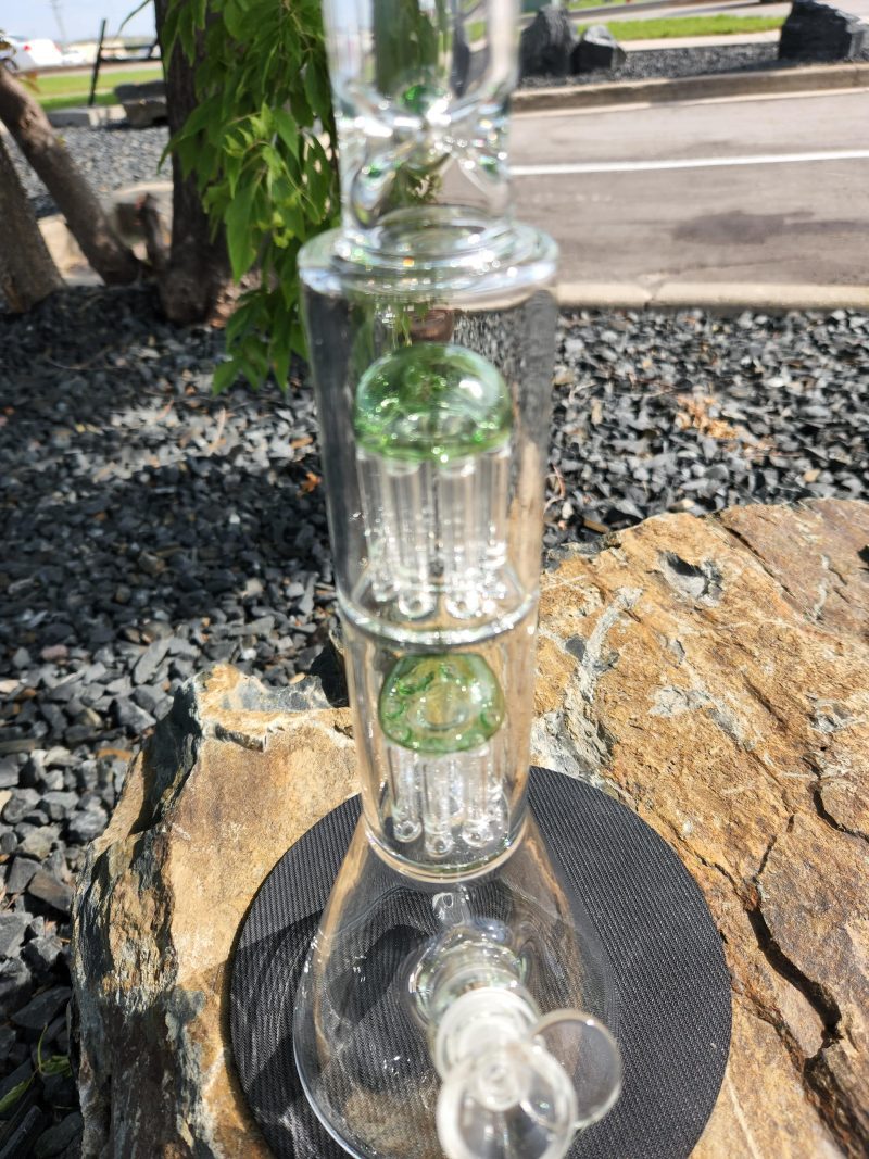 Arsenal Titan Mega Technodrome Beaker Dual Perc 18" Purple Steinbach Vape SuperStore and Bong Shop Manitoba Canada