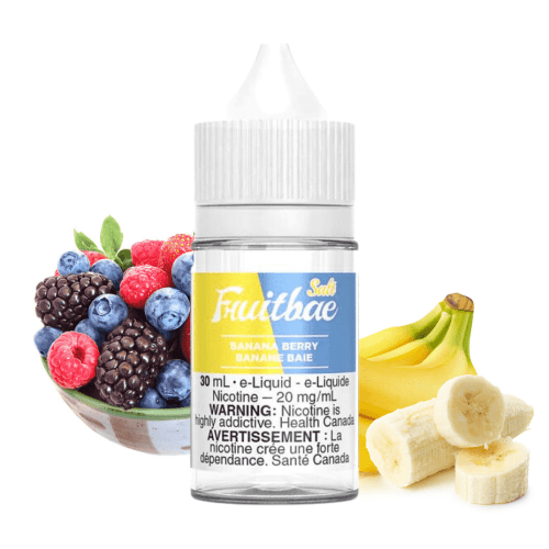 Banana Berry By Fruitbae (Sorbae) Salts 12mg Steinbach Vape SuperStore and Bong Shop Manitoba Canada