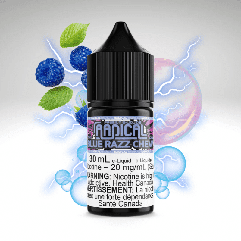 blue razz chew salt nic by radical e liquid steinbach vape superstore and bong shop manitoba canada 41325587038461