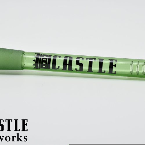 Castle Glassworks 14mm Colored Downstem Green Steinbach Vape SuperStore and Bong Shop Manitoba Canada