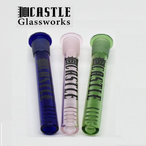 Castle Glassworks 14mm Colored Downstem Pink Steinbach Vape SuperStore and Bong Shop Manitoba Canada