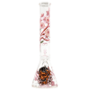 Castle Glassworks 9mm Cherry Blossom Beaker Bong-16" 16" / 9mm w/ 12mm Base Steinbach Vape SuperStore and Bong Shop Manitoba Canada