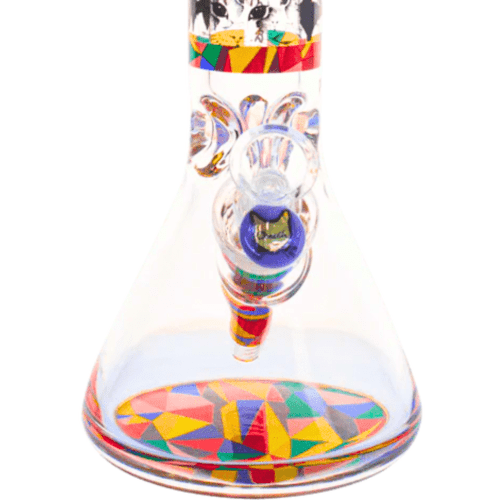 cheech glass 13 cat decal beaker w 12mm base steinbach vape superstore and bong shop manitoba canada 42030361673981