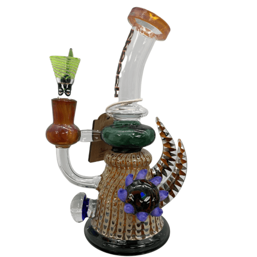 cheech glass 7mm multi color horn rig 8 steinbach vape superstore and bong shop manitoba canada 40179926761725