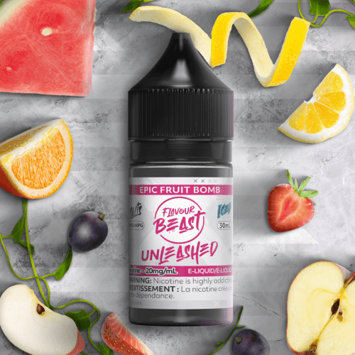 Epic Fruit Bomb by Flavour Beast Unleashed Salts 30ml / 20mg Steinbach Vape SuperStore and Bong Shop Manitoba Canada