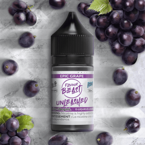 Epic Grape by Flavour Beast Unleashed Salts 30ml / 20mg Steinbach Vape SuperStore and Bong Shop Manitoba Canada