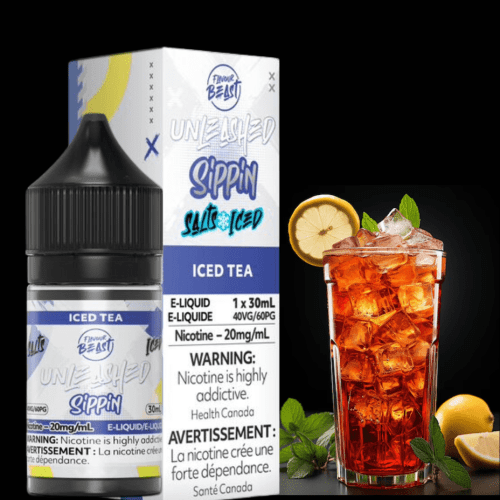 Flavor Beast Unleashed Sippin Salts-Iced Tea 30ml / 20mg Steinbach Vape SuperStore and Bong Shop Manitoba Canada