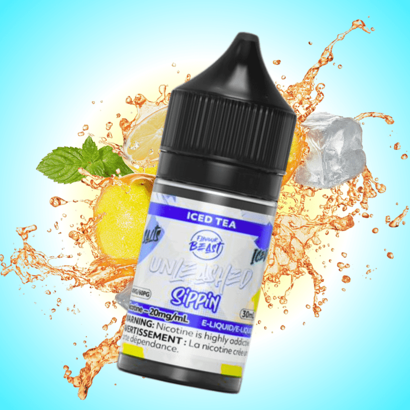 flavor beast unleashed sippin salts iced tea 30ml 20mg steinbach vape superstore and bong shop manitoba canada 41875076546813