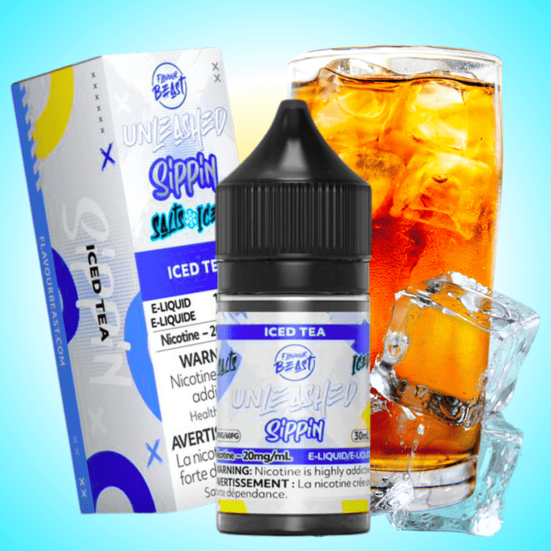 flavor beast unleashed sippin salts iced tea 30ml 20mg steinbach vape superstore and bong shop manitoba canada 41875076579581