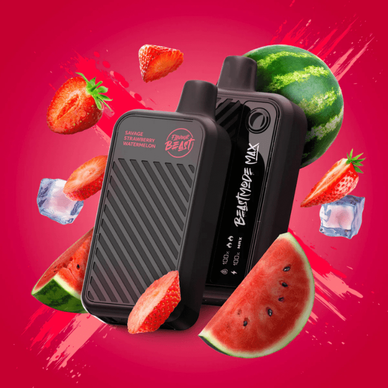 flavour beast beast mode max 18k disposable savage strawberry watermelon 20ml 18000 puffs steinbach vape superstore and bong shop manitoba canada 42129872126205