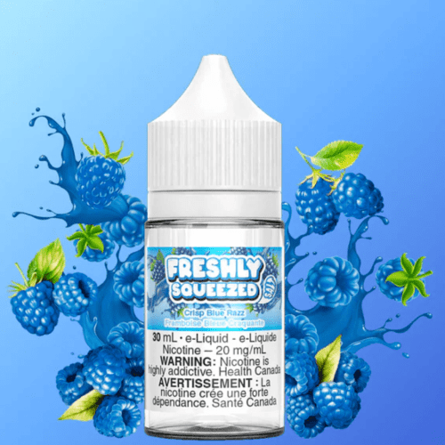 Freshly Squeezed Salt - Crisp Blue Razz 30ml 30ml / 12mg Steinbach Vape SuperStore and Bong Shop Manitoba Canada