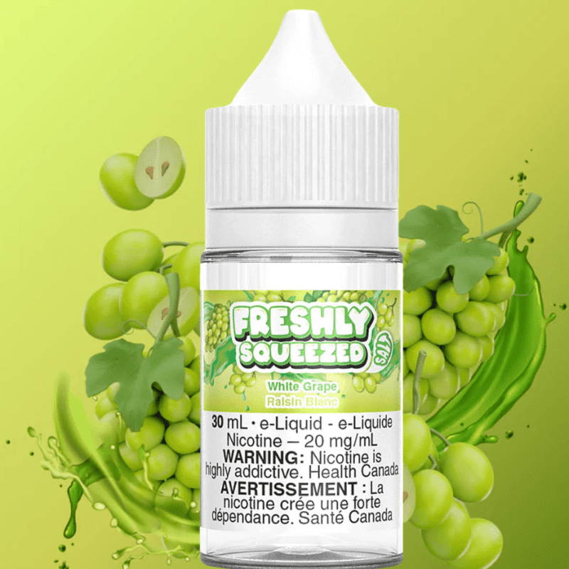 Freshly Squeezed Salt - White Grape 30ml 30ml / 12mg Steinbach Vape SuperStore and Bong Shop Manitoba Canada