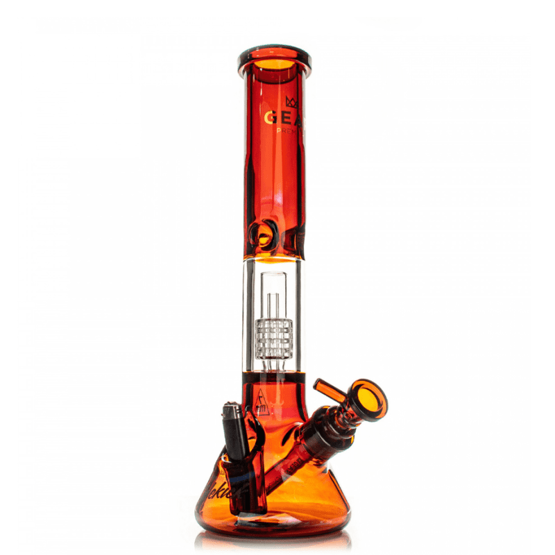 Gear Premium Sidekick Dual Chamber Beaker Bong-15.5" 15.5" / Amber Steinbach Vape SuperStore and Bong Shop Manitoba Canada