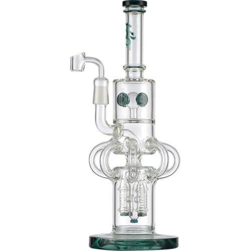 h2o glass 7mm bong with 4 rocket percs 20 steinbach vape superstore and bong shop manitoba canada 40010636361981