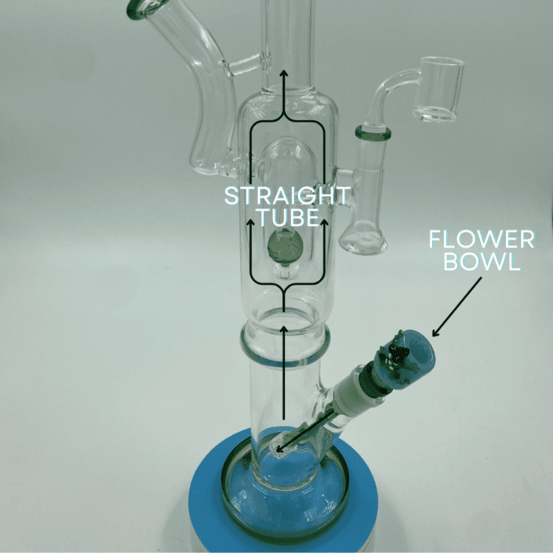 high class glass dual chamber straight tube steinbach vape superstore and bong shop manitoba canada 41505887944957