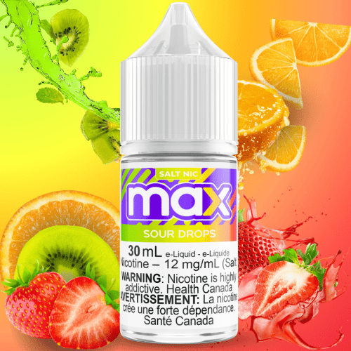 max e liquid sour drops salt steinbach vape superstore and bong shop manitoba canada 41780040204541