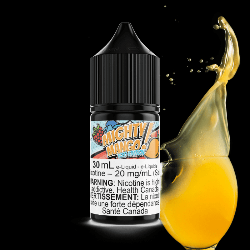 mighty mango iced salt by maverick e liquid steinbach vape superstore and bong shop manitoba canada 41622846243069