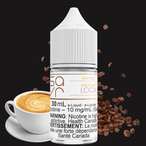 Mocha Loca Salt by Savr E-liquid 10mg Steinbach Vape SuperStore and Bong Shop Manitoba Canada