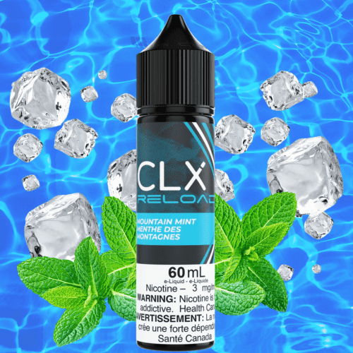 Mountain Mint by CLX Reload E-liquid 3mg Steinbach Vape SuperStore and Bong Shop Manitoba Canada