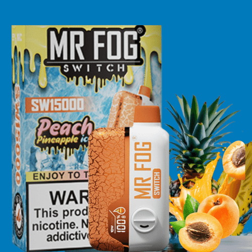 Mr Fog Switch SW15000 Disposable Vape-Peach Pineapple 15000 Puffs Steinbach Vape SuperStore and Bong Shop Manitoba Canada