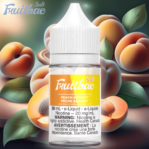 peach apricot by fruitbae sorbae salts steinbach vape superstore and bong shop manitoba canada 41910552494333