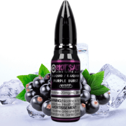 Purple Burst Hybrid Salts By Riot Squad E-Liquids 5mg Steinbach Vape SuperStore and Bong Shop Manitoba Canada