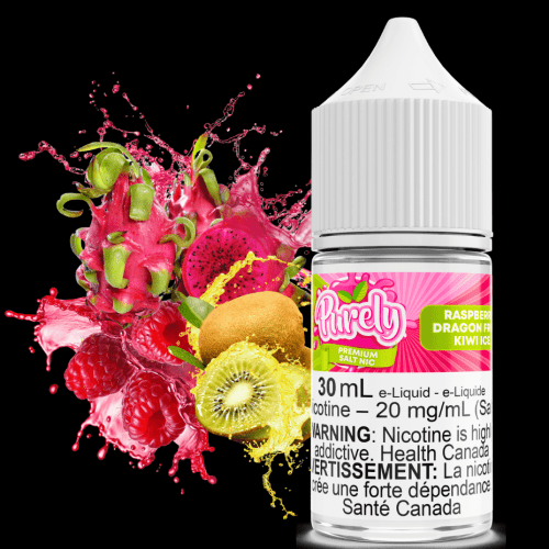 Raspberry Dragon Fruit Kiwi Ice Salt Nic by Purely E-Liquid 30ml / 12mg Steinbach Vape SuperStore and Bong Shop Manitoba Canada