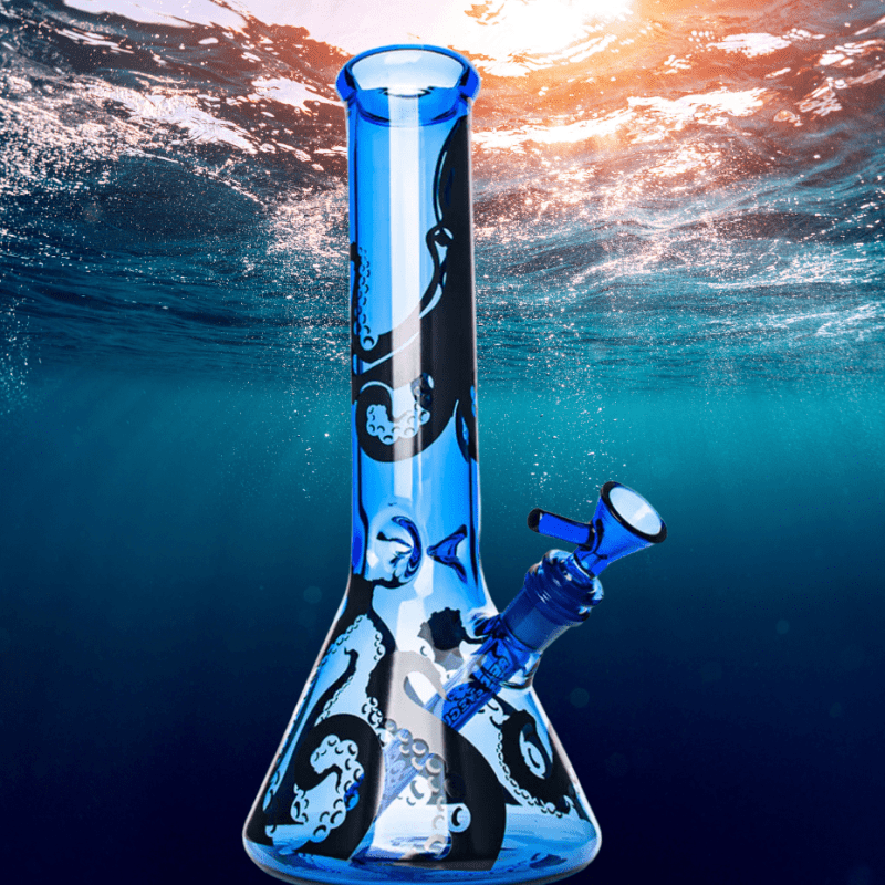 red eye glass octopus beaker base concentrate rig 8 5 steinbach vape superstore and bong shop manitoba canada 41004685885693