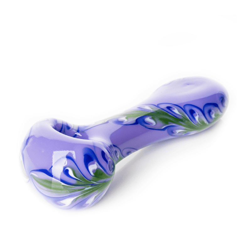 red eye glass paisley spoon hand pipe 4 5 steinbach vape superstore and bong shop manitoba canada 40012180848893