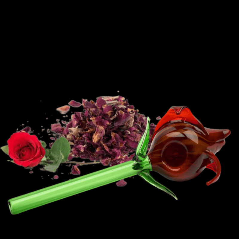 red eye glass rose petal hand pipe 4 steinbach vape superstore and bong shop manitoba canada 40463793062141