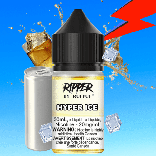 Ripper Rufpuf Salt-Hyper Ice 30ml / 10mg Steinbach Vape SuperStore and Bong Shop Manitoba Canada