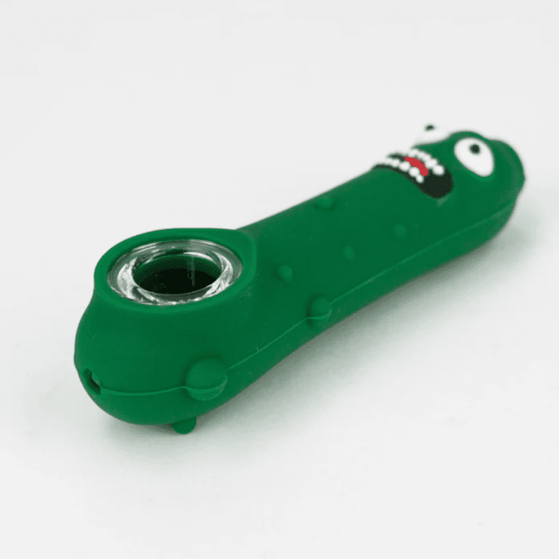 silicone hand pipe w glass bowl cucumber steinbach vape superstore and bong shop manitoba canada 40011174510845