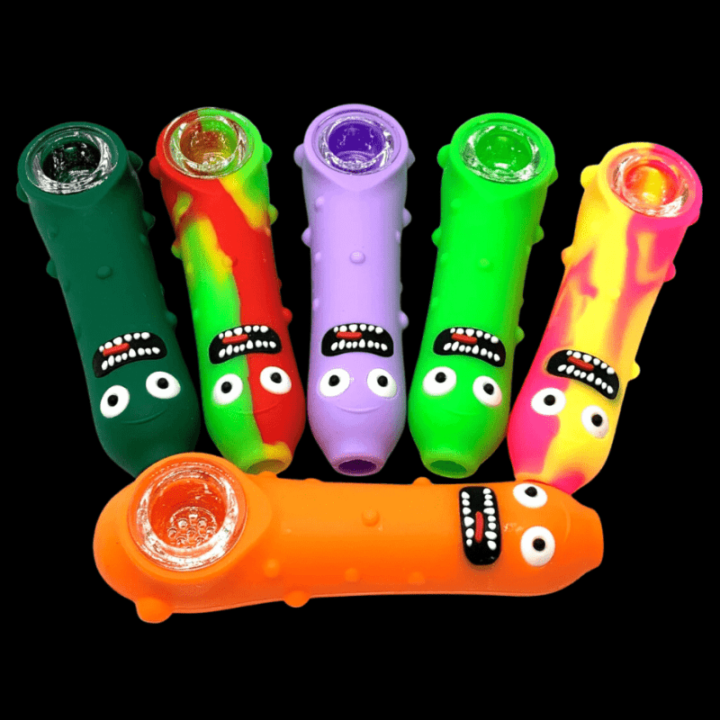 Silicone Pickle Hand Pipe-4.5" 4.5" Steinbach Vape SuperStore and Bong Shop Manitoba Canada