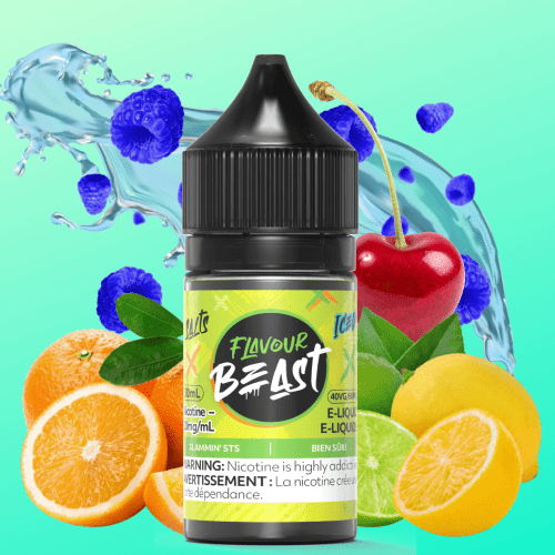 Slammin' STS Iced by Flavour Beast Salts 30ml / 20mg Steinbach Vape SuperStore and Bong Shop Manitoba Canada