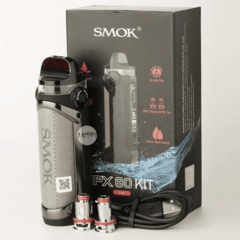 Smok IPX 80 Pod Kit-3000 mAh Grey Steinbach Vape SuperStore and Bong Shop Manitoba Canada