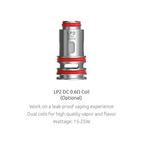 Smok LP2 Replacement Coils-5/pk LP2 DC 0.6ohm MTL Steinbach Vape SuperStore and Bong Shop Manitoba Canada