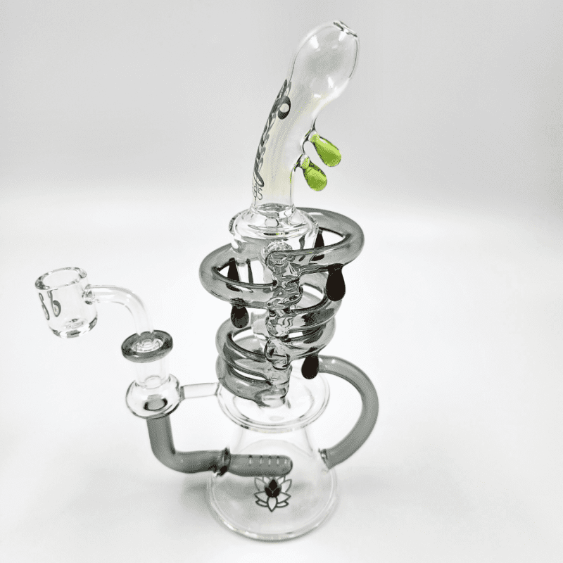 soul glass 2 in 1 inline recycler 9 5 grey steinbach vape superstore and bong shop manitoba canada 40012295995645