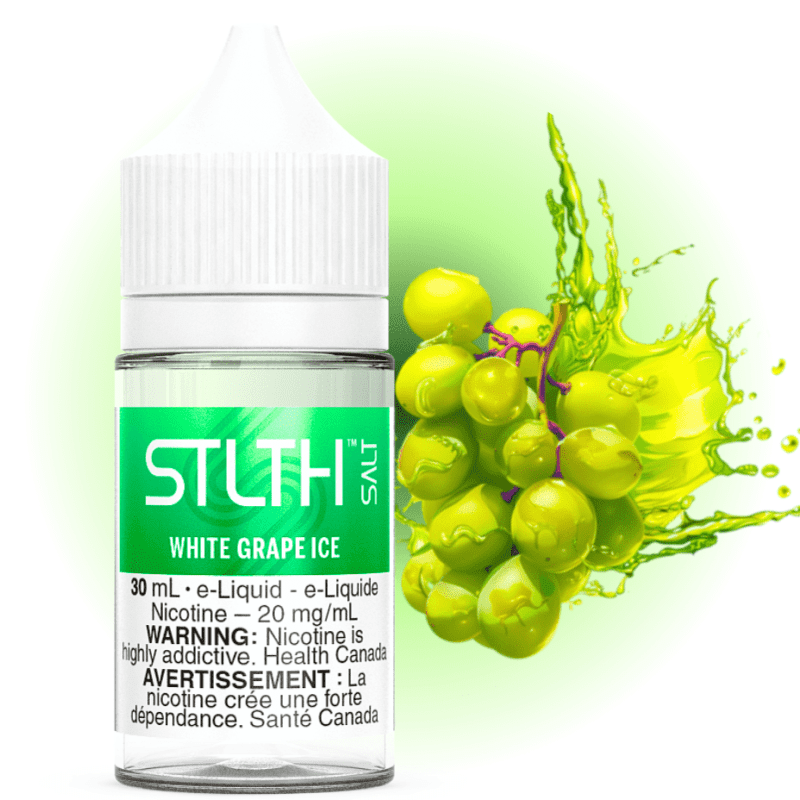 stlth salt white grape ice 30ml 20mg steinbach vape superstore and bong shop manitoba canada 41406501585149