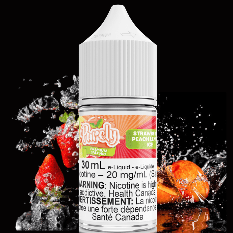 Strawberry Peach Lemon Ice Salt Nic by Purely E-Liquid 30ml / 12mg Steinbach Vape SuperStore and Bong Shop Manitoba Canada