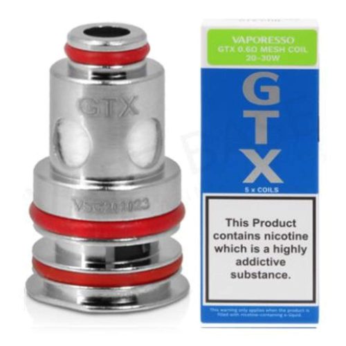 Vaporesso Replacement GTX Coils - 5pck 0.6ohm Steinbach Vape SuperStore and Bong Shop Manitoba Canada