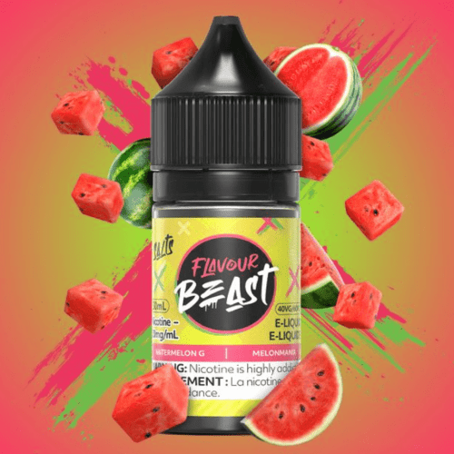 Watermelon G by Flavour Beast Salts 30ml / 20mg Steinbach Vape SuperStore and Bong Shop Manitoba Canada